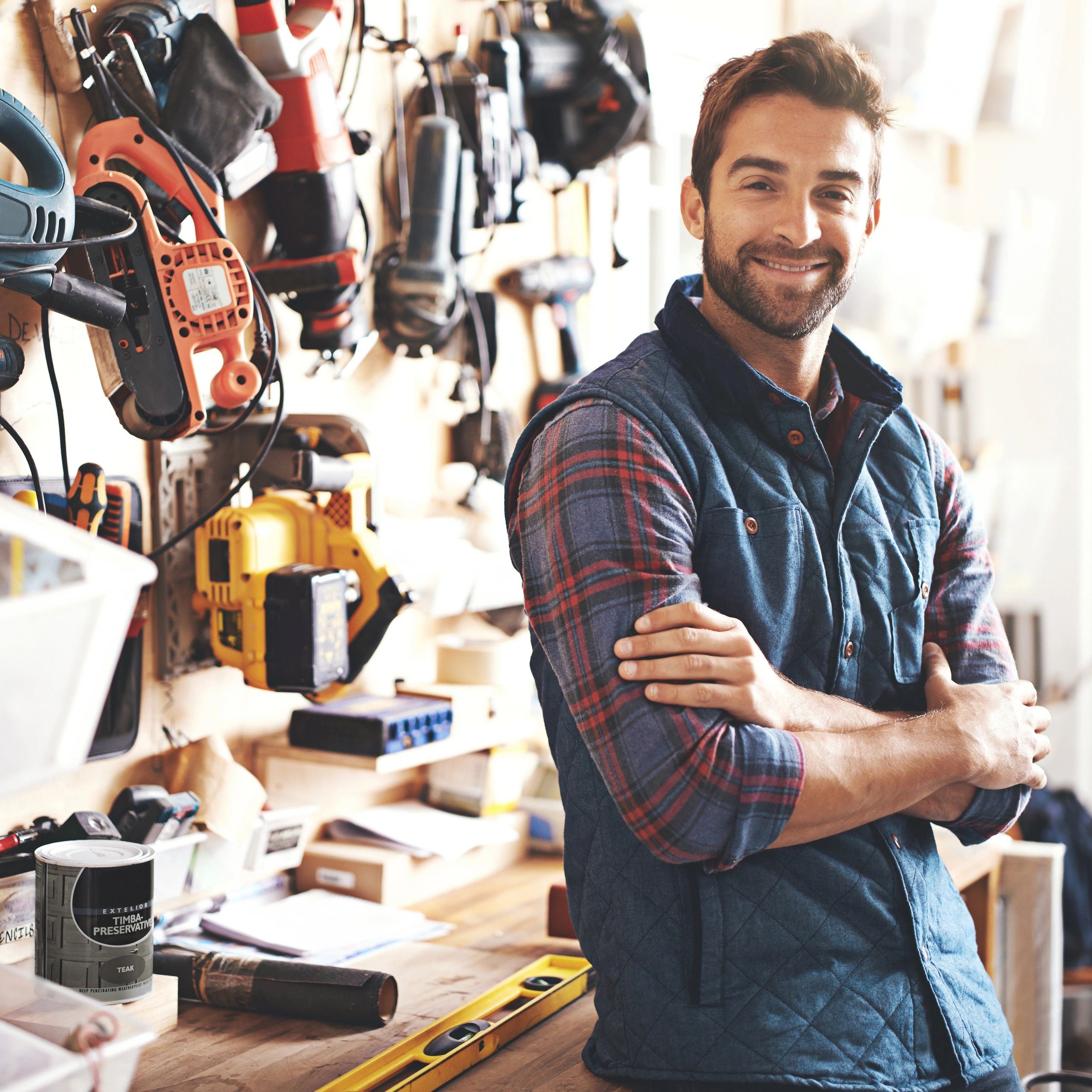 Portrait of a workshop professional